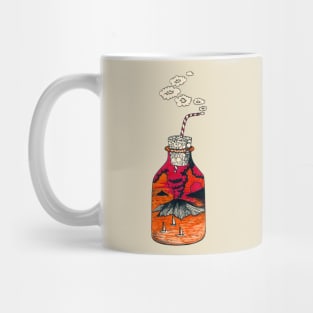 Santorini vulcano Mug